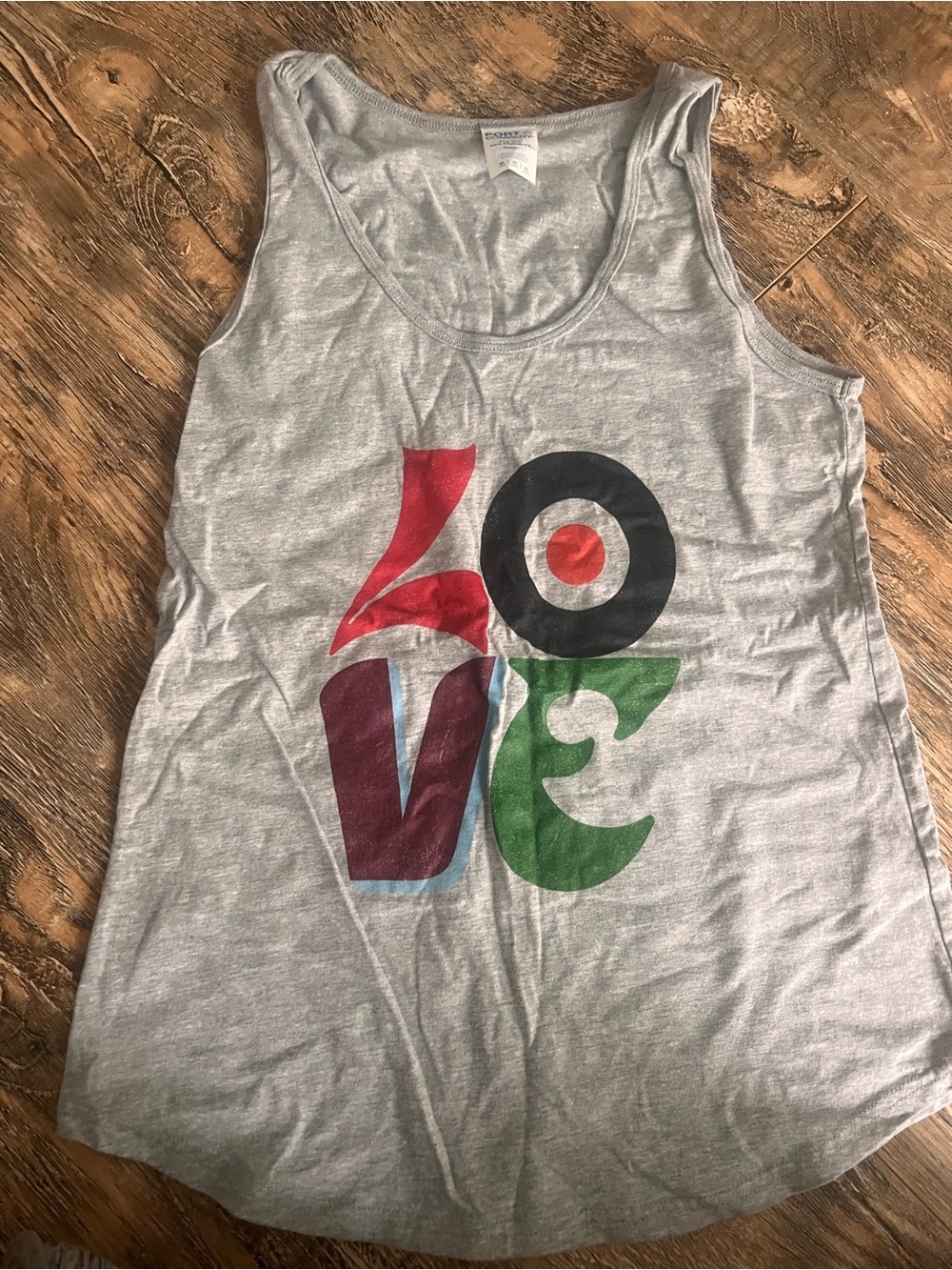 Gray Philly Sports LOVE Graphic Tank Top
